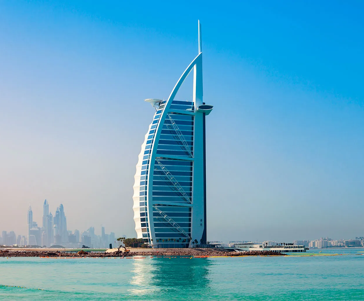 Burj Al Arab photo stop Dubai city tour